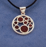 Silver Wood Harmony Necklace